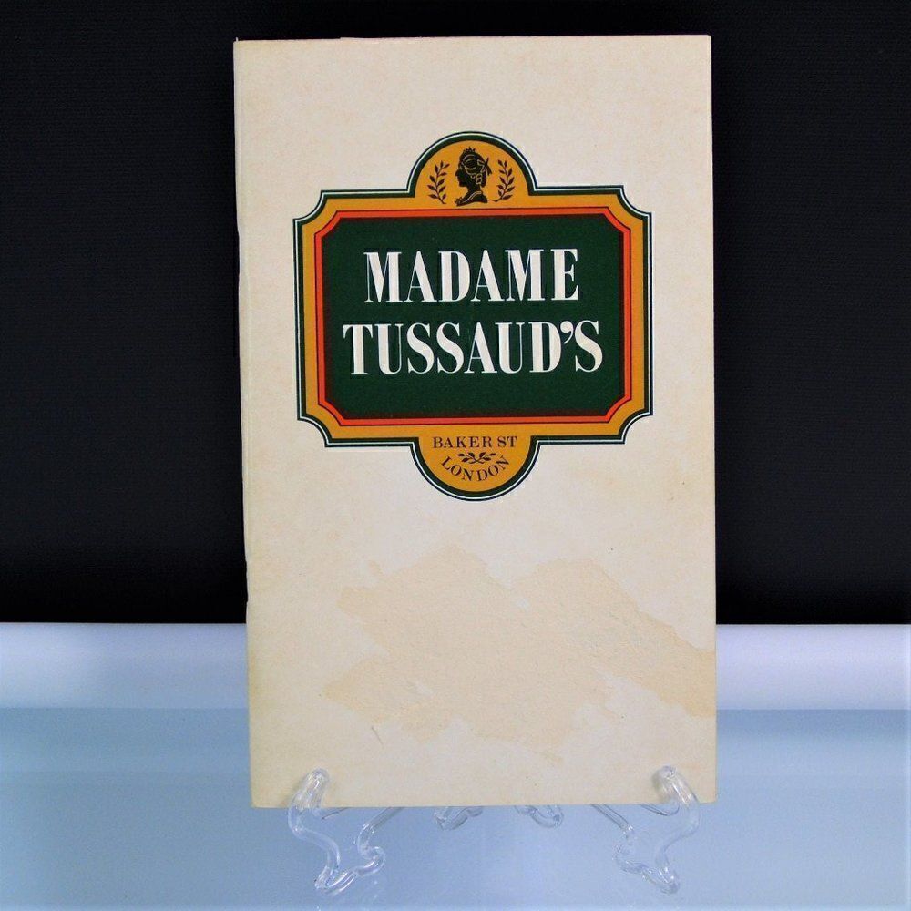 Madame Tussauds Wax Museum Vintage 1977 Illustrated Guide and Tickets London